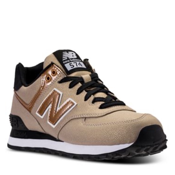 new balance 574 tan leather